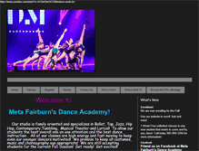 Tablet Screenshot of metafairburnsdanceacademy.com